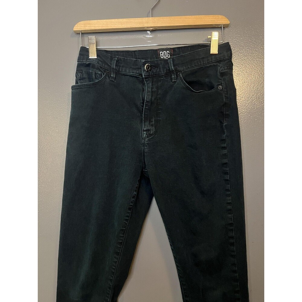 BDG Twig High Rise Cropped Jeans Womens 27 Black Skinny Stretch Denim Pants